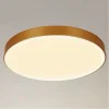 PLAFONIERA LED 70 W ROTONDA LAMPADA SOFFITTO ORO LAMPADARIO LUCE NATURALE 02584