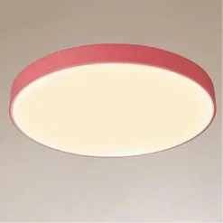 PLAFONIERA LED 70 W ROTONDA LAMPADA SOFFITTO ROSA LAMPADARIO LUCE NATURALE 02621