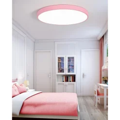PLAFONIERA LED 70 W ROTONDA LAMPADA SOFFITTO ROSA LAMPADARIO LUCE NATURALE 02621