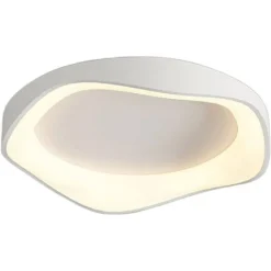 PLAFONIERA LED A ONDA BIANCA 38 W ULTRA MODERNA TRE COLORAZIONE DI LUCE C53-B3C