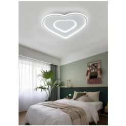 PLAFONIERA LED DA SOFFITTO FORMA DI CUORE 63 W IN ALLUMINIO 4000K 6500K IP22 C19