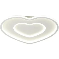 PLAFONIERA LED DA SOFFITTO DESIGN MODERNO FORMA CUORE C19-3C 54W 4320LM LUCE REGOLABILE
