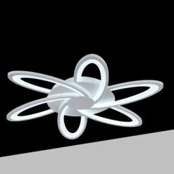 PLAFONIERA LED DESIGN MODERNO LAMPADA SOFFITTO C15-3C 59W 4720LM 300° LUCE SELEZIONABILE