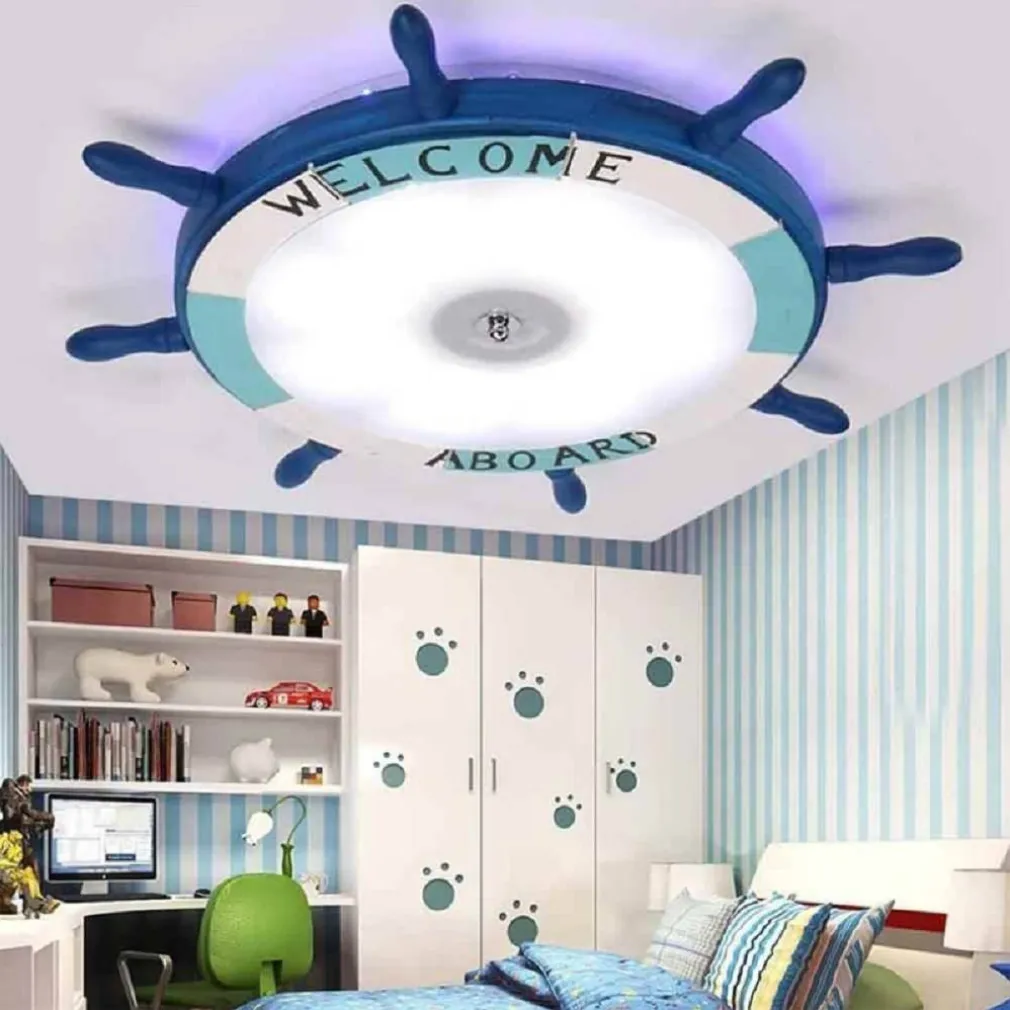 PLAFONIERA LED FORMA TIMONE 40 W LAMPADARIO DECORATIVO 3 COLORAZIONE LUCE E81-3C