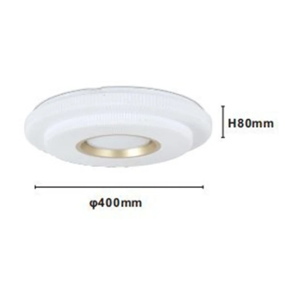 PLAFONIERA LED LAMPADA DA SOFFITTO 45W LUCE BIANCO FREDDO 6500K ORO BIANCO 45502