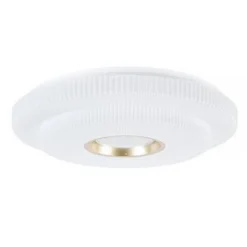 PLAFONIERA LED LAMPADA DA SOFFITTO 60W LUCE BIANCO FREDDO 6500K ORO BIANCO 63824