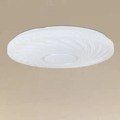 PLAFONIERA LED LAMPADA DA SOFFITTO VORTICE 45 WATT LUCE FREDDA 6500K BIANCO 75338