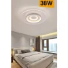 PLAFONIERA LED MODERNA 38 WATT FINITURA BIANCA LUCE CALDA FREDDA NATURALE C40-B
