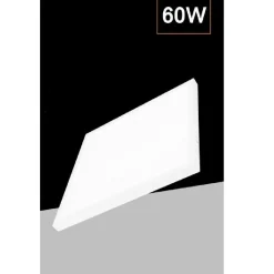 PLAFONIERA LED QUADRATA 60 W PANNELLO 100X100CM LUCE BIANCO FREDDO 6500K PL-1000