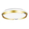PLAFONIERA LED ROTONDA DA SOFFITTO CERCHIO ORO BIANCO 60W LUCE FREDDA 6500K 69730
