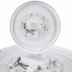 PLAFONIERA LED ROTONDA 12W LUCE BIANCA 4000K EFFETTO STELLE LAMPADA SOFFITTO