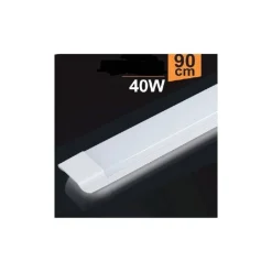 PLAFONIERA LED SLIM 40 W 90 CM SOTTOPENSILE RIPIANI LUCE CALDA FREDDA NATURALE
