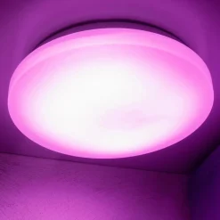 PLAFONIERA LED SMART 20W RGB CCT WIFI INTELLIGENTE DIMMERABILE SMARTPHONE ALEXA GOOGLE