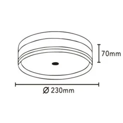 PLAFONIERA LED 18W A SOFFITTO MODERNA TECNOLOGIA CCT 3 TONALITÀ SELEZIONABILI BL230-3C