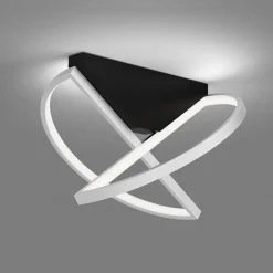 PLAFONIERA LED 44W BIANCO LAMPADARIO DA SOFFITTO DESIGN MODERNO LUCE FREDDA 50414