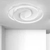 PLAFONIERA LED 45W CERCHIO SPIRALE VORTICE BIANCO LAMPADARIO SOFFITTO LUCE 6500K 70609