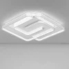 PLAFONIERA LED 48W QUADRATA SPIRALE VORTICE BIANCO LAMPADARIO SOFFITTO LUCE 6500K 70623
