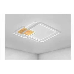 PLAFONIERA LED 40W QUADRATI BIANCO LAMPADARIO SOFFITTO MODERNO LUCE FREDDA 70869