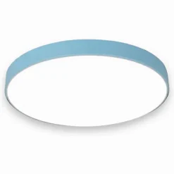 PLAFONIERA LED 70W ROTONDA LAMPADA SOFFITTO BLU/CELESTE LAMPADARIO LUCE FREDDA 02638