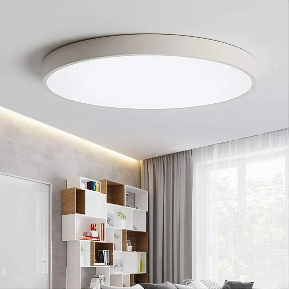 PLAFONIERA LED 70W ROTONDA LAMPADA SOFFITTO BIANCA LAMPADARIO LUCE NATURALE 02560