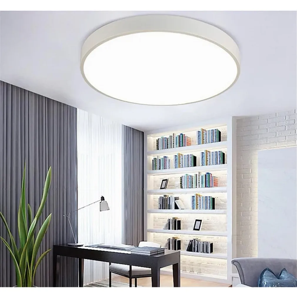 PLAFONIERA LED 70W ROTONDA LAMPADA SOFFITTO BIANCA LAMPADARIO LUCE NATURALE 02560