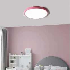 PLAFONIERA LED 70W ROTONDA LAMPADA DA SOFFITTO ROSA LAMPADARIO LUCE FREDDA 02614