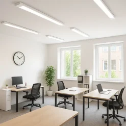 PLAFONIERA LINEARE LED SLIM 27 W 60 CM TECNOLOGIA CCT SWITCH ALTA LUMINOSITÀ IP20 PF-60-3C