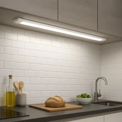 PLAFONIERA LINEARE LED SLIM 27 W 60 CM TECNOLOGIA CCT SWITCH ALTA LUMINOSITÀ IP20 PF-60-3C