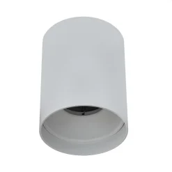 PLAFONIERA MODERNA FARETTO CILINDRO ESTERNO DA SOFFITTO ATTACCO GU10 LUCE 230V