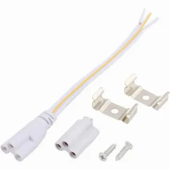 PLAFONIERA NEON SOTTOPENSILE LED TRASPARENTE TUBO 30 CM 5 WATT REGLETTE T5-30T