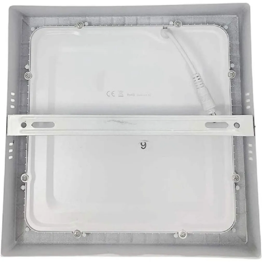 PLAFONIERA PANNELLO LED QUADRATO 18 WATT CCT TRE COLORAZIONE DI LUCE P225B-Q3C