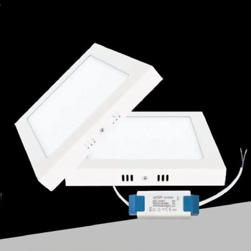 PLAFONIERA PANNELLO LED QUADRATO 6 WATT CCT TRE COLORAZIONE DI LUCE P120B-Q3C