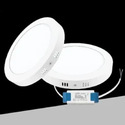 PLAFONIERA PANNELLO LED 6W CCT 3 COLORAZIONE LUCE FREDDA CALDA NATURALE P120B-T3C