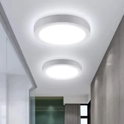 PLAFONIERA PANNELLO LED 6W CCT 3 COLORAZIONE LUCE FREDDA CALDA NATURALE P120B-T3C