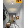 PLAFONIERA PARALUME METALLO LAMPADARIO LAMPADA E27 DECORATIVA CONTEMPORANEA C70
