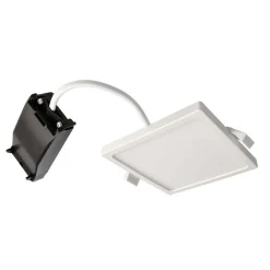 PLAFONIERA QUADRATA FARETTO INCASSO LED 7W LUCE CALDA LAMPADA SOFFITTO CORRIDOIO