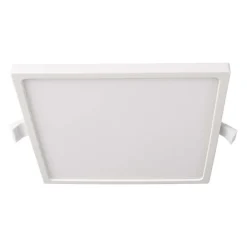 PLAFONIERA QUADRATA INCASSO FARETTO LED 12W PANNELLO INTERNI SOFFITTO LUCE CALDA