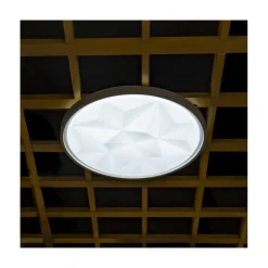 PLAFONIERA SMART DIAMOND LED 60W DIMMERABILE MODERNO TONDO LUCE 6500K 4000K