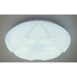 PLAFONIERA SOFFITTO LAMPADA LED DECORO FIORE 60W BIANCO LUCE FREDDA 6500K IP20 16744