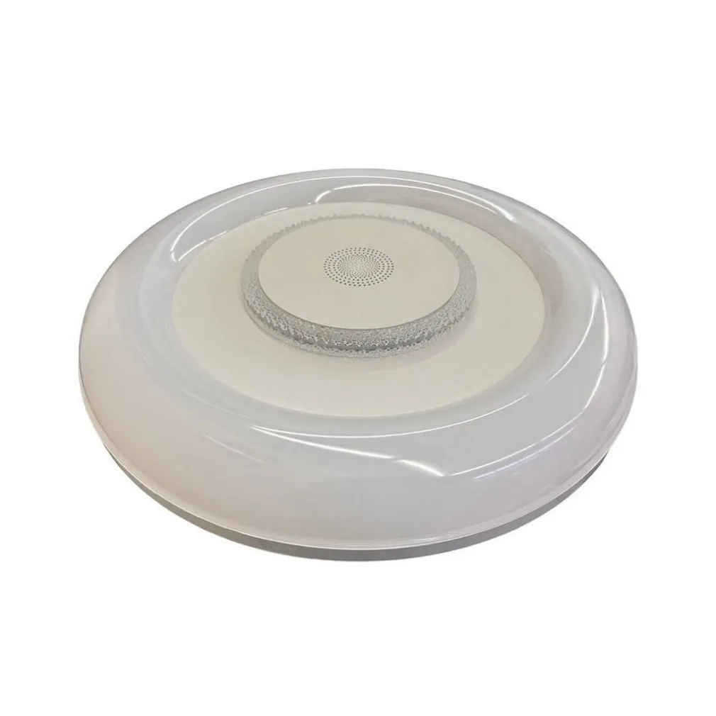 PLAFONIERA SOFFITTO LUCE LED RGB BLUETOOTH CASSA TELECOMANDO DIMMERABILE C44-RGB-O