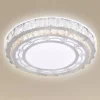 PLAFONIERA SOFFITTO 60W Ø50CM LED TONDO A STRATI CON CRISTALLI FLOREALE LUCE FREDDA 13675