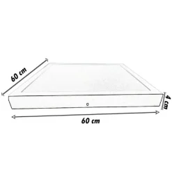 PLAFONIERA SOFFITTO 60X60 CM PANNELLO LED 40W 3 COLORAZIONE DI LUCE LP600-40W-3C