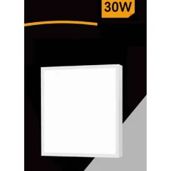 PLAFONIERA SOFFITTO 40X40CM PANNELLO LED 30W TRE COLORAZIONE DI LUCE LP40-30W-3C