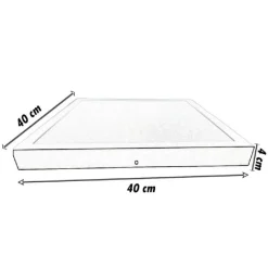 PLAFONIERA SOFFITTO 40X40CM PANNELLO LED 30W TRE COLORAZIONE DI LUCE LP40-30W-3C