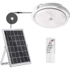 PLAFONIERA SOLARE LAMPADA SENSORE CREPUSCOLARE TONDA 60W DIMMERABILE TELECOMANDO