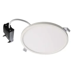 PLAFONIERA TONDA MODERNA INCASSO 18 CM FARETTO PANNELLO LED 12 W LUCE CALDA 230V