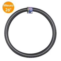 PNEUMATICO PER BICICLETTA MTB RIFLETTENTE 26 1,75 CON BATTISTRADA BICI RUOTA