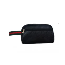 POCHETTE UOMO GANCIO BORSELLO NO TRACOLLA BEAUTY CASE BORSA ECO PELLE VINTAGE