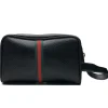 POCHETTE UOMO NERO BORSELLO BEAUTYCASE BORSA ECO PELLE PORTA DOCUMENTI OGGETTI