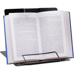 POGGIA LIBRI PIEGHEVOLE ESPOSITORE IN METALLO PORTA DOCUMENTI REGOLABILE LETTURA